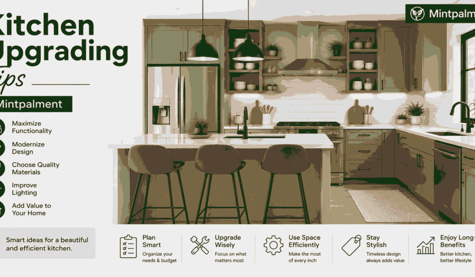 Modern kitchen with smart renovation ideas and stylish design tips by Mintpalment Guide 2026