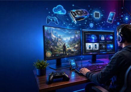 NinjaByteZone.com homepage screenshot showing tech and gaming guides, reviews, and articles layout
